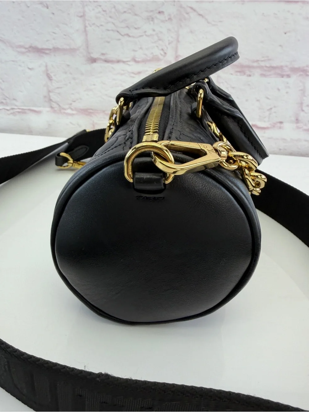 Louis Vuitton Calfskin Bubblegram Papillon BB Black